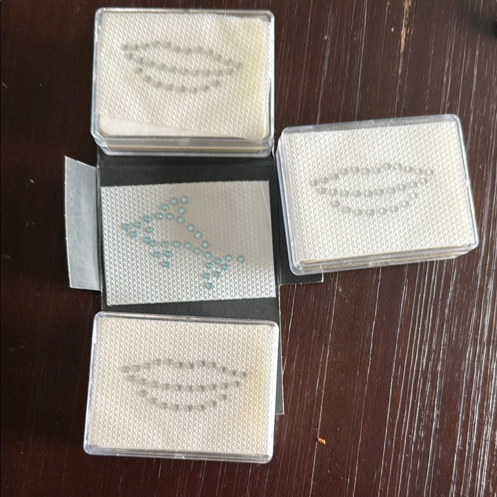 Swarovski Silver Crystal Phone Charm Set